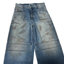 Load image into Gallery viewer, SAMPLE WIDE LEG RAVE DENIM MUD WASHED (33)