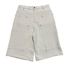 Load image into Gallery viewer, SAMPLE DOUBLE THIGH SHORTS 14" SASHIKO (36)