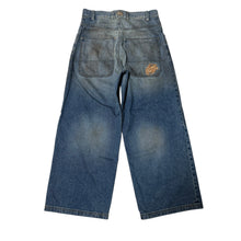 Load image into Gallery viewer, SAMPLE WIDE LEG RAVE DENIM MUD WASHED (33)