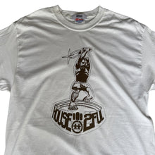 Load image into Gallery viewer, 00's HOUSE 2FUL TEE (WHITE/BROWN)