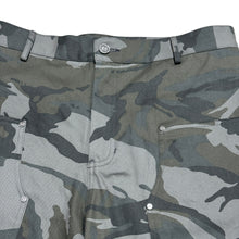 Load image into Gallery viewer, SAMPLE DOUBLE THIGH SHORTS 14" SAGE CAMO (34)