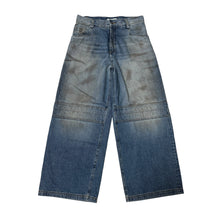 Load image into Gallery viewer, SAMPLE WIDE LEG RAVE DENIM MUD WASHED (33)