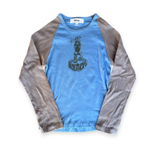 Load image into Gallery viewer, HOUSE 2FUL BABY L/S TEE (BLUE/DARK GREY)