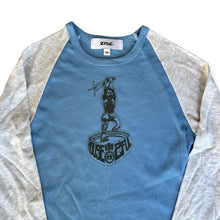 Load image into Gallery viewer, HOUSE 2FUL BABY L/S TEE (BLUE/LIGHT GREY)