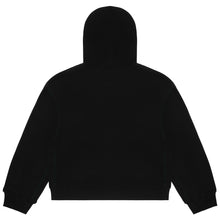 Load image into Gallery viewer, ATTACK 21 WAFFLE ZIP UP HOODIE (BLACK)