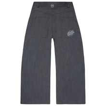 Load image into Gallery viewer, WIDE LEG RAVE DENIM (GREY SELVEDGE)