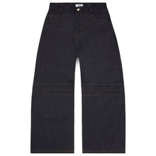 Load image into Gallery viewer, WIDE LEG RAVE DENIM (INDIGO RAW)