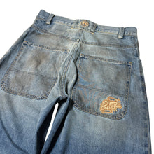 Load image into Gallery viewer, SAMPLE WIDE LEG RAVE DENIM MUD WASHED (33)