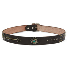 Load image into Gallery viewer, 50'S STYLE STUDDED BELT (34”)