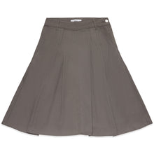 Load image into Gallery viewer, MIDI WIDE PLEATED SKIRT (CAFE GREY)