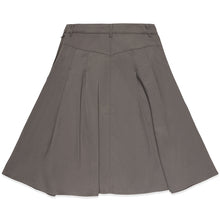 Load image into Gallery viewer, MIDI WIDE PLEATED SKIRT (CAFE GREY)