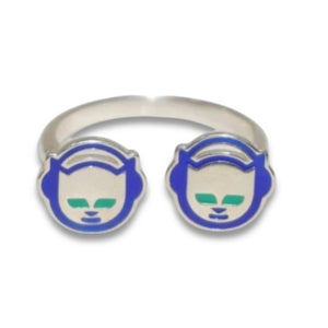 925 SILVER NAPSTER RING
