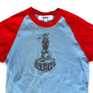 HOUSE 2FUL BABY TEE (BLUE/RED)