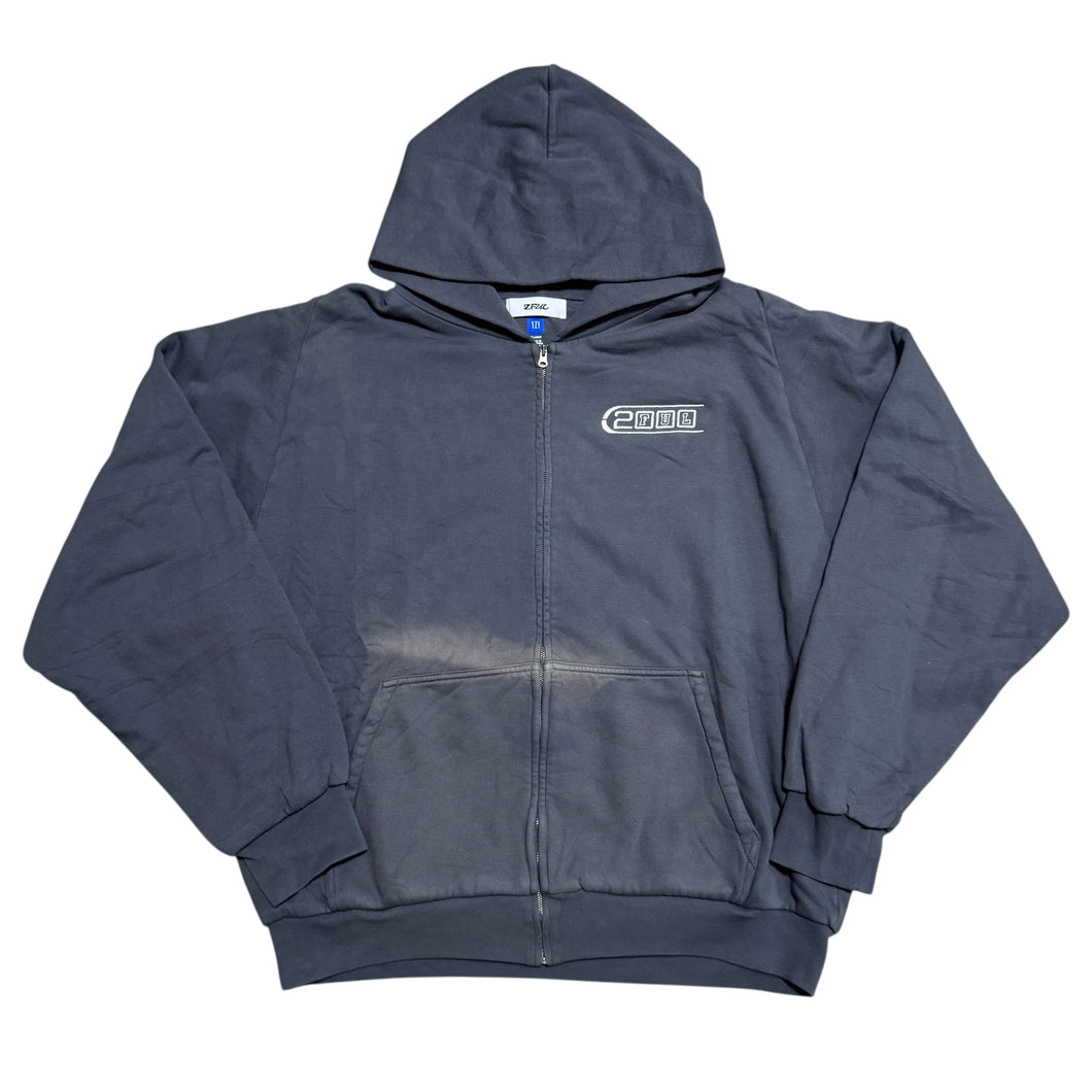 2MAN ZIP UP HOODIE (XL)