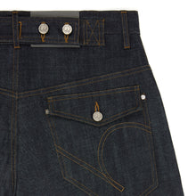 Load image into Gallery viewer, DARTED CINCH BACK DENIM (INDIGO)
