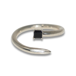 925 SILVER PHILLIPS RING (ONYX)