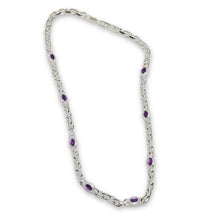 Load image into Gallery viewer, 925 SILVER AMETHYST NECKLACE
