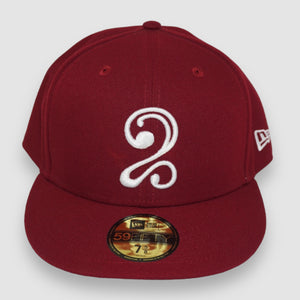 LEON 2 NEW ERA FITTED HAT (BURGUNDY)