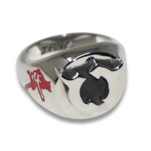 Load image into Gallery viewer, GEMINI RIGHTS SIGNET RING (ENAMEL)
