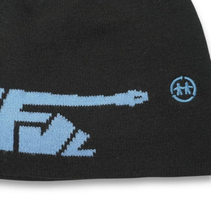 TANK BEANIE (BLACK/BLUE)
