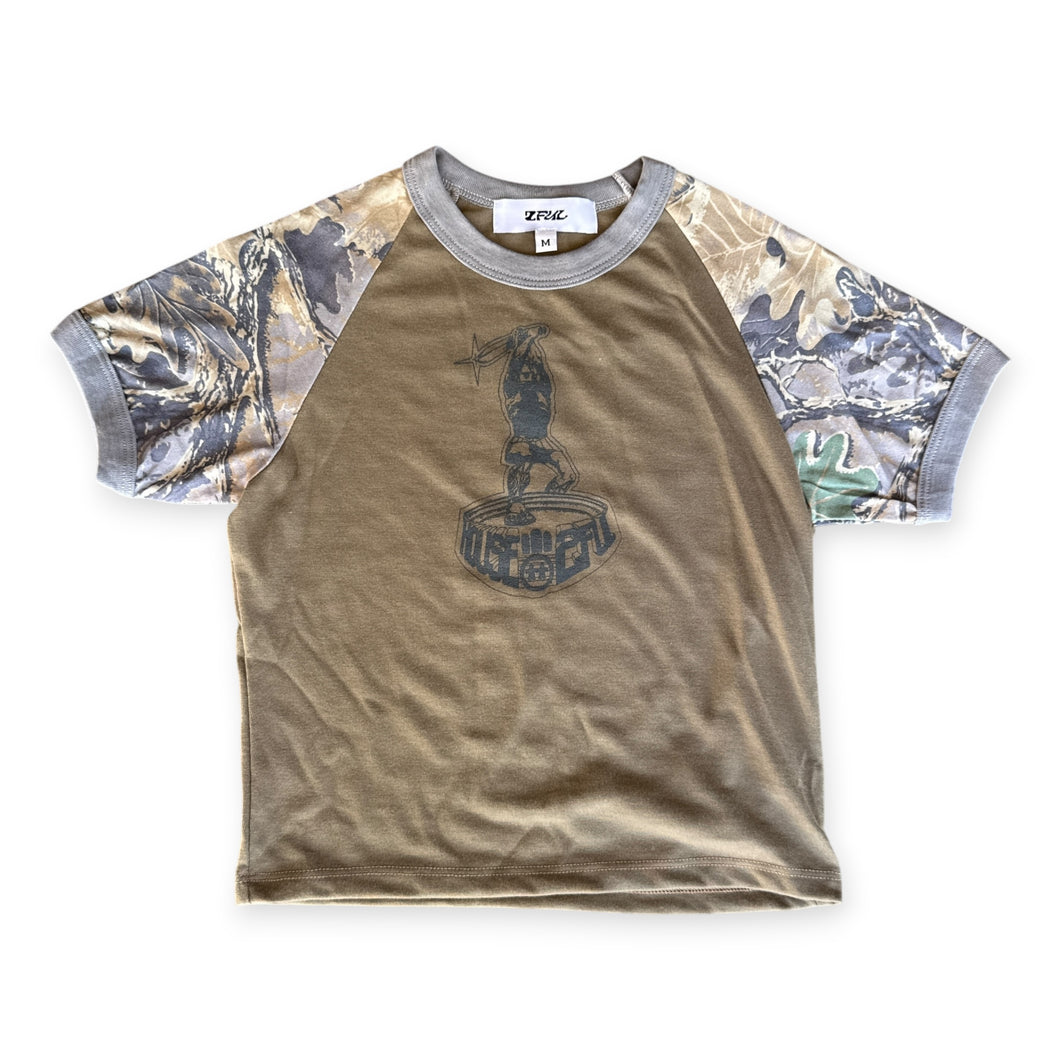 HOUSE 2FUL BABY TEE (OLIVE CAMO)