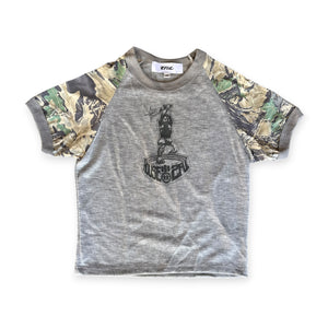 HOUSE 2FUL BABY TEE (GREY CAMO)
