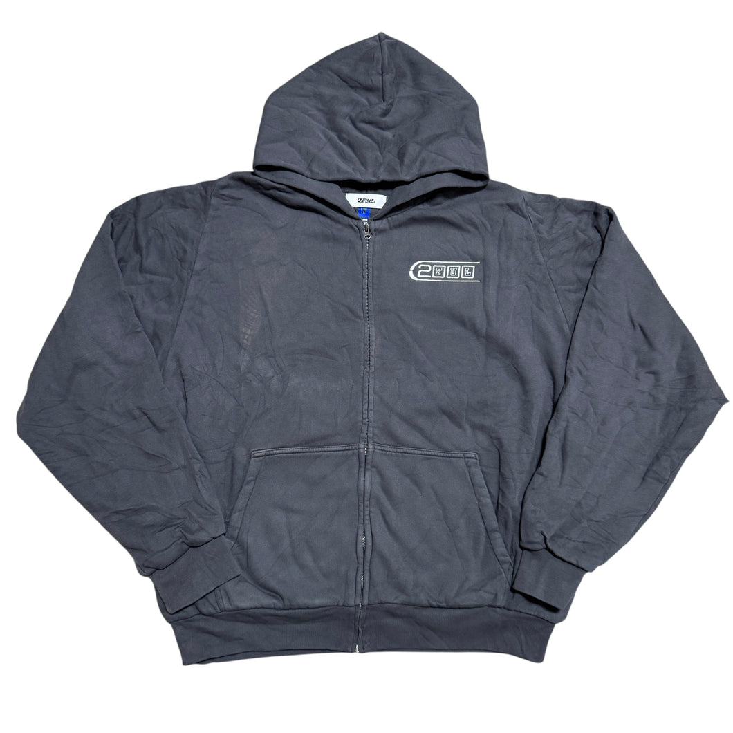 2MAN ZIP UP HOODIE (XL)