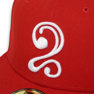 LEON 2 NEW ERA FITTED HAT (RED)