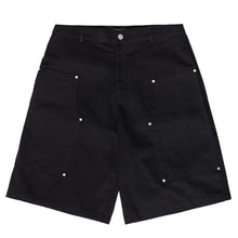 Load image into Gallery viewer, DOUBLE THIGH SHORTS 10&quot; (BLACK)
