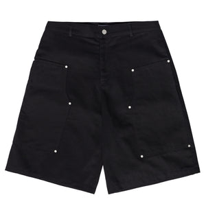 DOUBLE THIGH SHORTS 10" (BLACK)