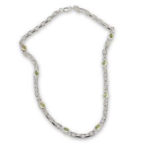 925 SILVER PERIDOT NECKLACE