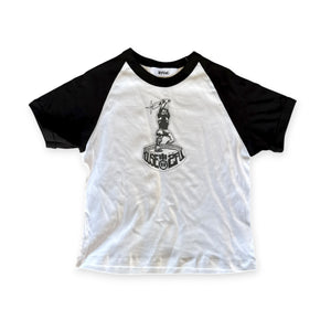 HOUSE 2FUL BABY TEE (WHITE/BLACK)