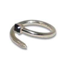 Load image into Gallery viewer, 925 SILVER PHILLIPS RING (ONYX)
