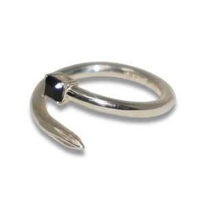 925 SILVER PHILLIPS RING (ONYX)