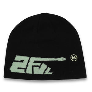 TANK BEANIE (BLACK/SAGE)