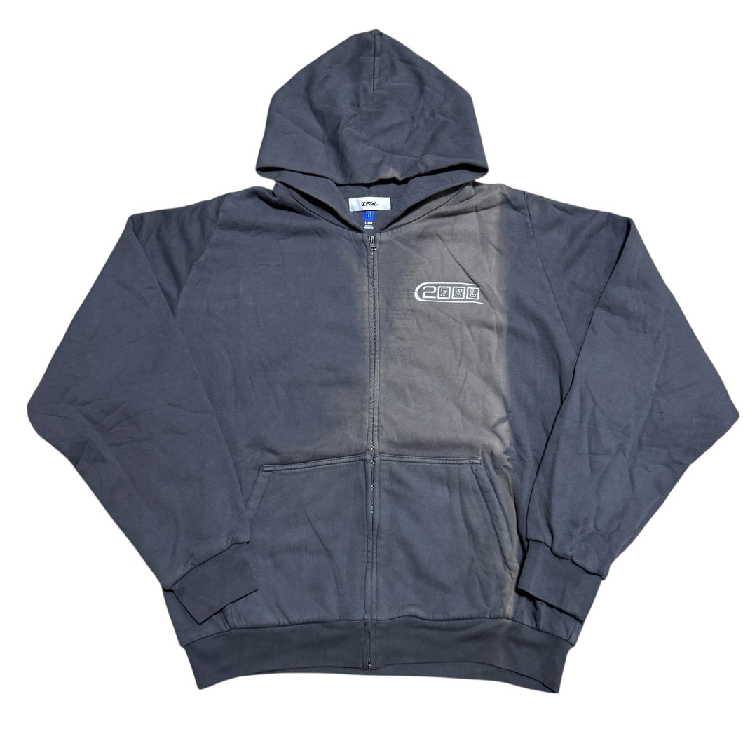 2MAN ZIP UP HOODIE (XL)