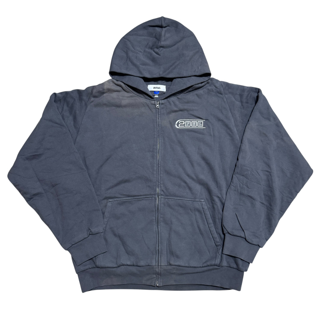 2MAN ZIP UP HOODIE (XL)