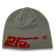 Load image into Gallery viewer, TANK BEANIE (GREY/RED)
