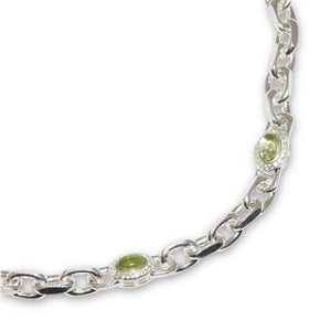 925 SILVER PERIDOT NECKLACE