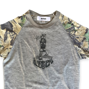 HOUSE 2FUL BABY TEE (GREY CAMO)