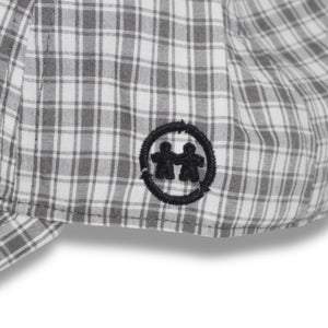 S/S 25 PLAID HAT (GREY)