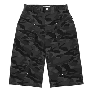 DOUBLE THIGH SHORTS 14" (CAMO)