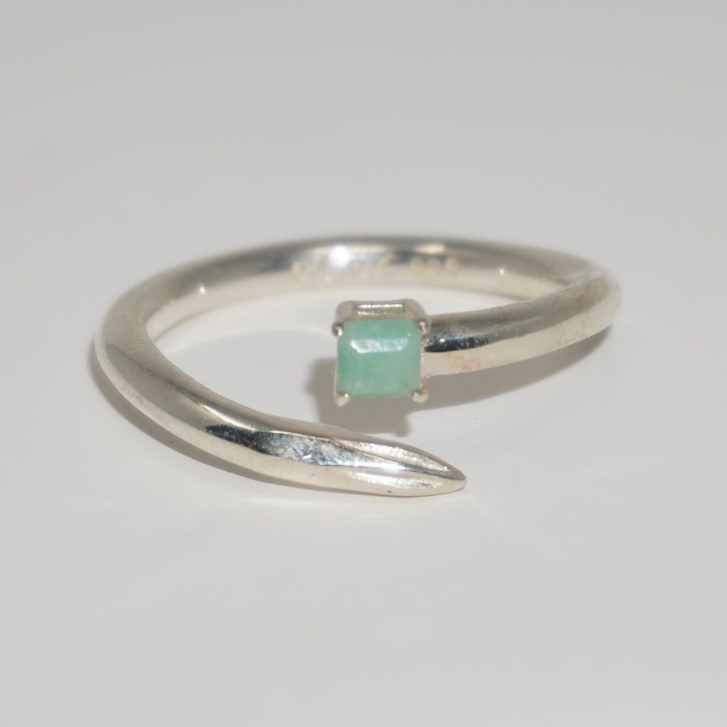 925 SILVER PHILLIPS RING (JADE)