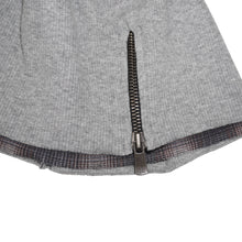 Load image into Gallery viewer, ZIPPER BEANIE (GREY/PLAID)
