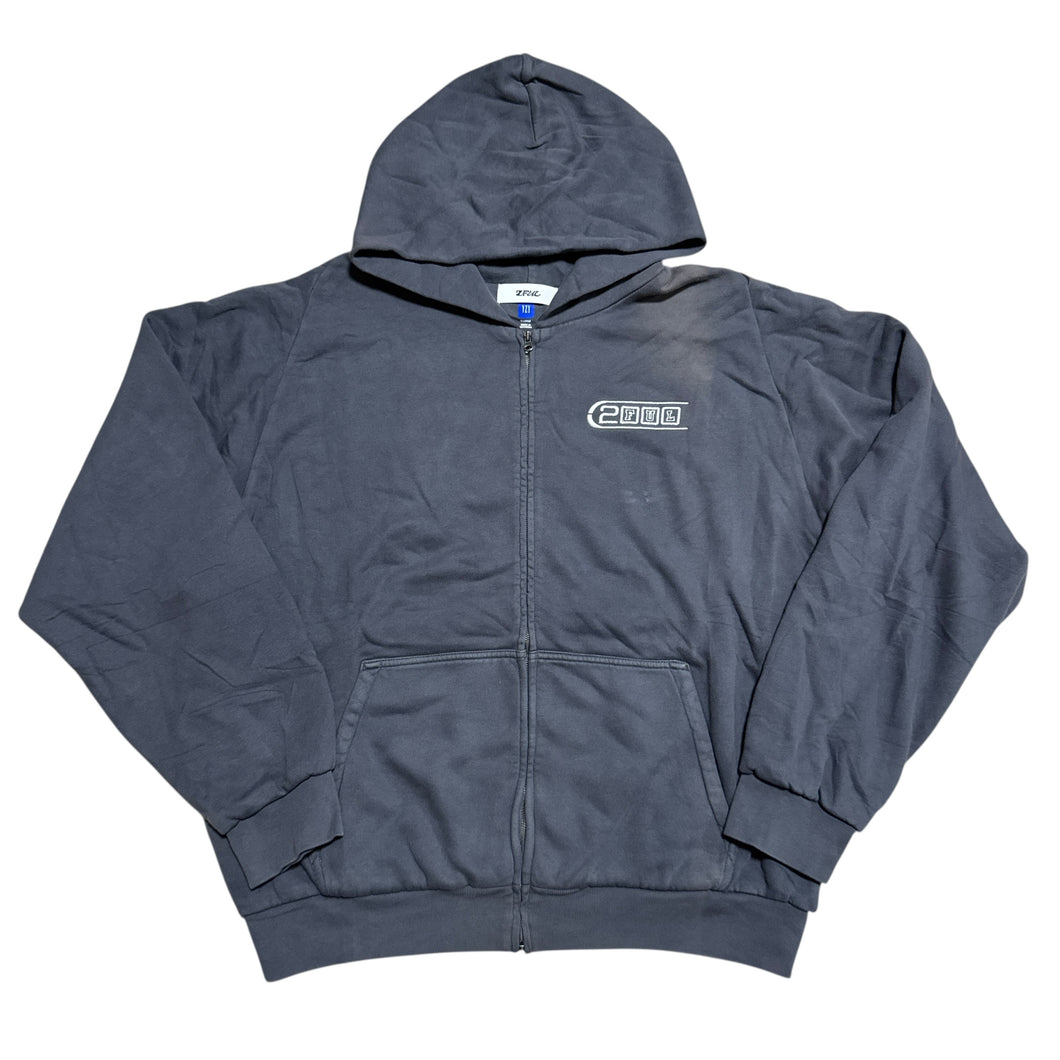 2MAN ZIP UP HOODIE (XL)