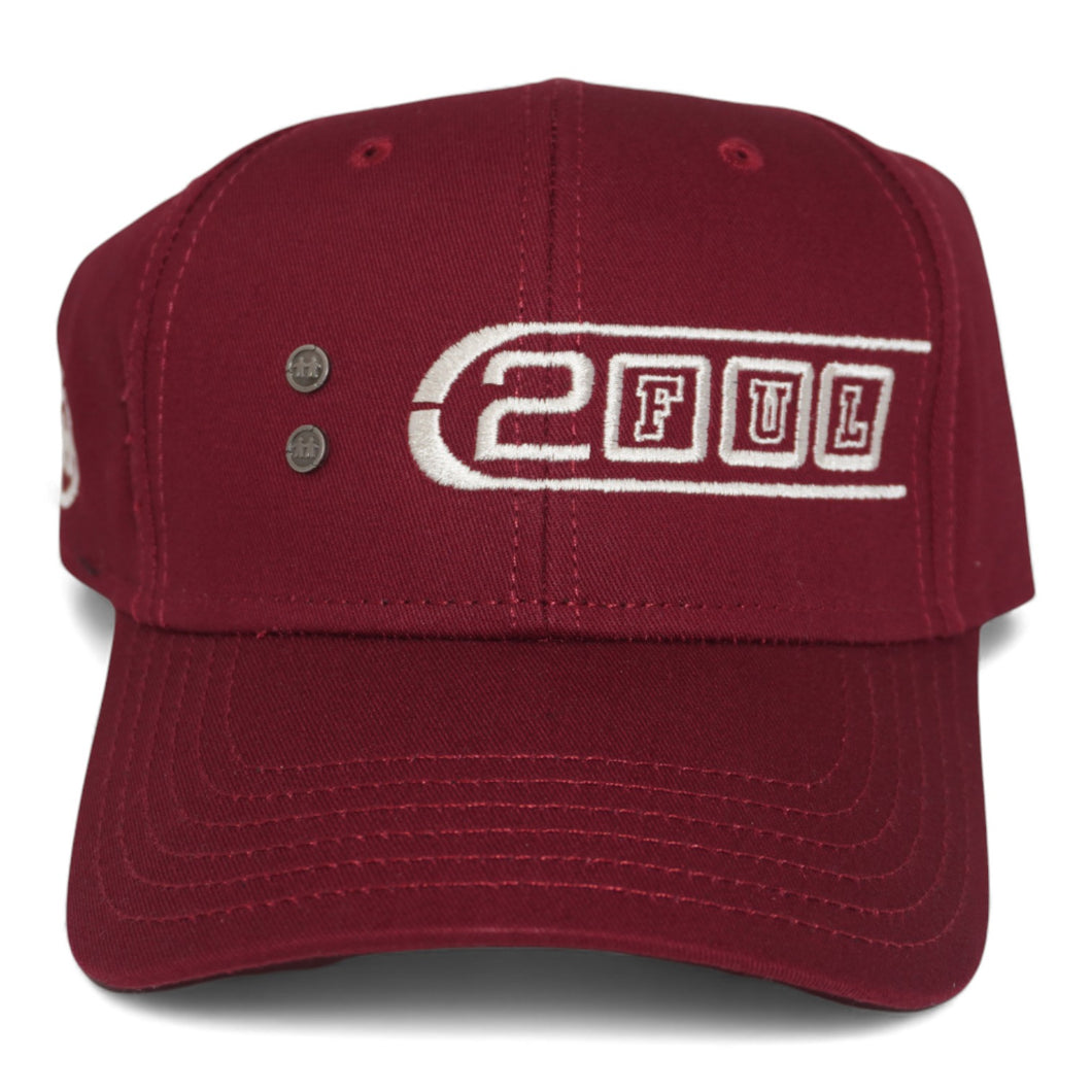 2MAN HAT (BURGUNDY)