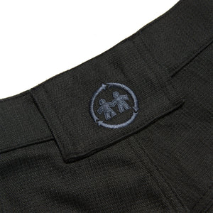 WIDE LEG PADDED PANTS (JET BLACK)