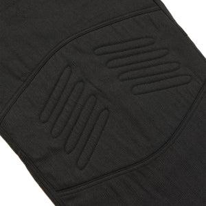 WIDE LEG PADDED PANTS (JET BLACK)