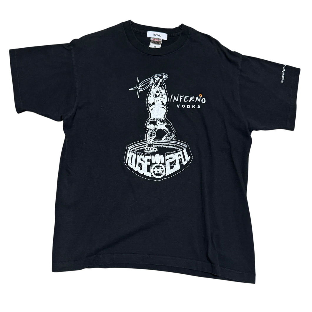 90's INFERNO VODKA HOUSE 2FUL TEE (23.5x27.5)