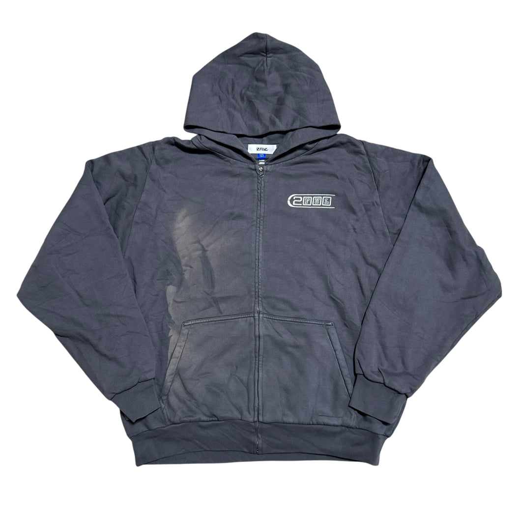 2MAN ZIP UP HOODIE (XL)